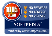 Softpedia - 100% Clean award